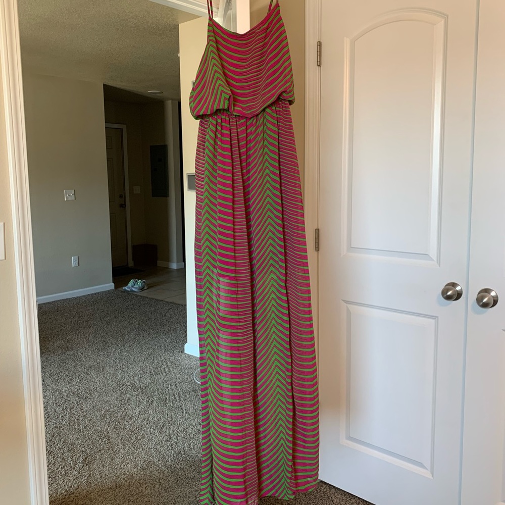 The Rage Pink/Green Maxi